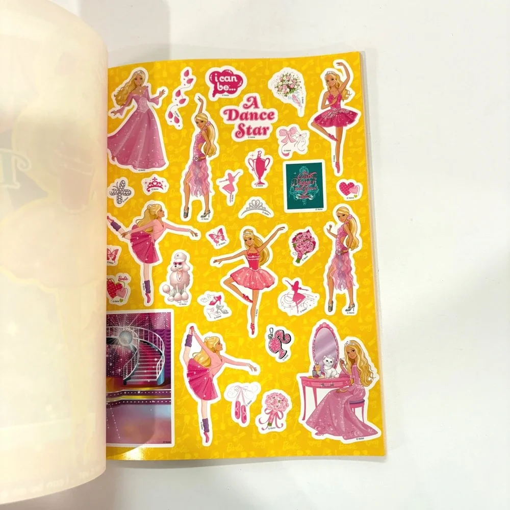 Barbie I Can Be A Dance Star Coloring Activity Book with Over 30 Stickers Golden